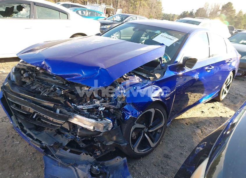 Photo 2 of 2022 Honda Accord SPORT (VIN 1HGCV1F3XNA026128)