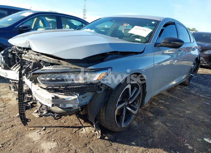 Photo 2 of 2022 Honda Accord SPORT (VIN 1HGCV1F3XNA107498)