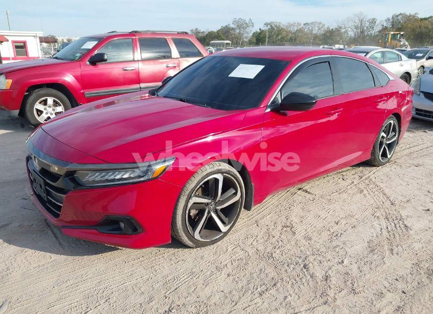 Photo 2 of 2021 Honda Accord SPORT SPECIAL EDITION (VIN 1HGCV1F40MA003223)