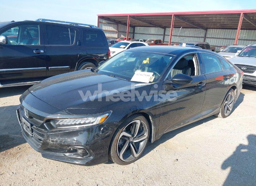 Photo 2 of 2022 Honda Accord SPORT SPECIAL EDITION (VIN 1HGCV1F40NA061558)