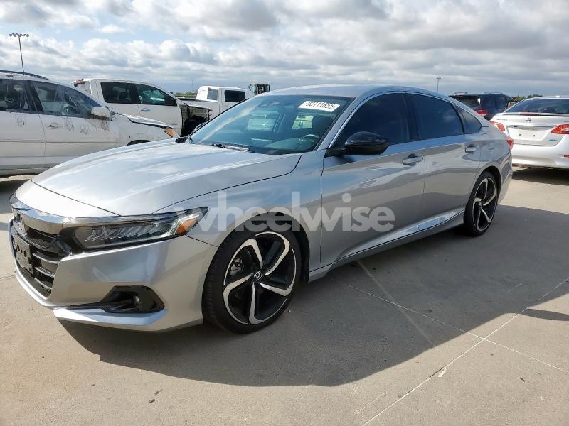 Photo 10 of 2021 HONDA ACCORD SPORT SE (VIN 1HGCV1F41MA043973)