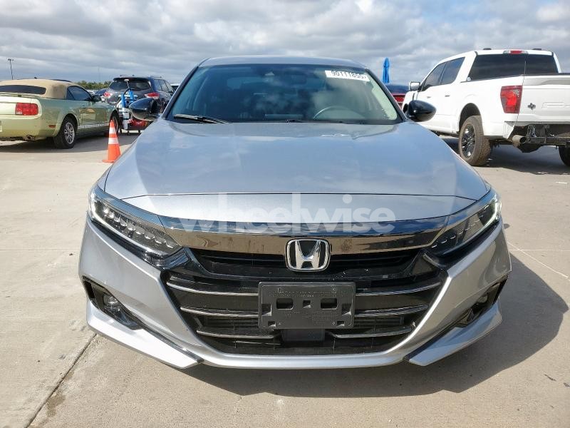 Photo 2 of 2021 HONDA ACCORD SPORT SE (VIN 1HGCV1F41MA043973)