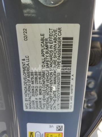 Photo 7 of 2022 HONDA ACCORD SPORT SE (VIN 1HGCV1F41NA033753)