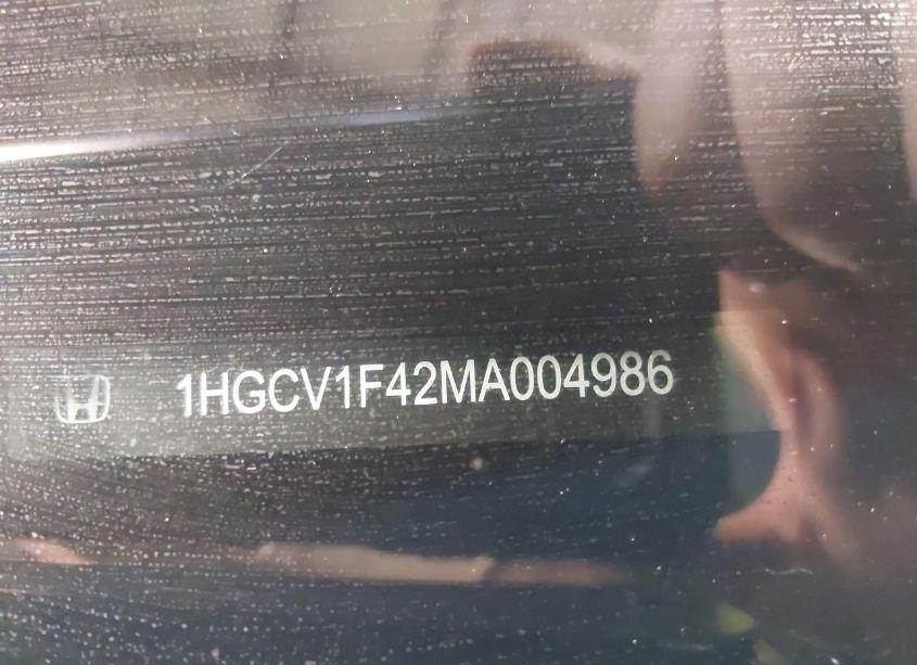 Photo 17 of 2021 Honda Accord SPORT SPECIAL EDITION (VIN 1HGCV1F42MA004986)