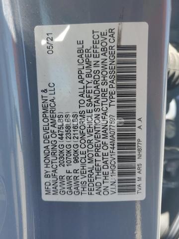 Photo 2 of 2021 HONDA ACCORD SPORT SE (VIN 1HGCV1F44MA077597)