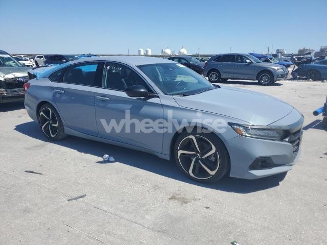 Photo 3 of 2021 HONDA ACCORD SPORT SE (VIN 1HGCV1F44MA077597)