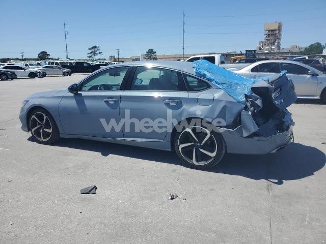 Photo 4 of 2021 HONDA ACCORD SPORT SE (VIN 1HGCV1F44MA077597)