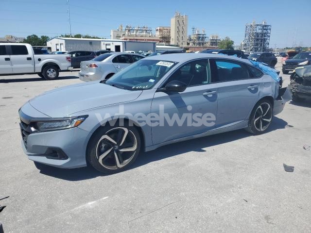 Photo 5 of 2021 HONDA ACCORD SPORT SE (VIN 1HGCV1F44MA077597)
