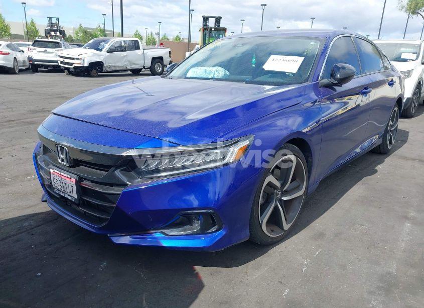 Photo 2 of 2021 Honda Accord SPORT SPECIAL EDITION (VIN 1HGCV1F44MA091127)