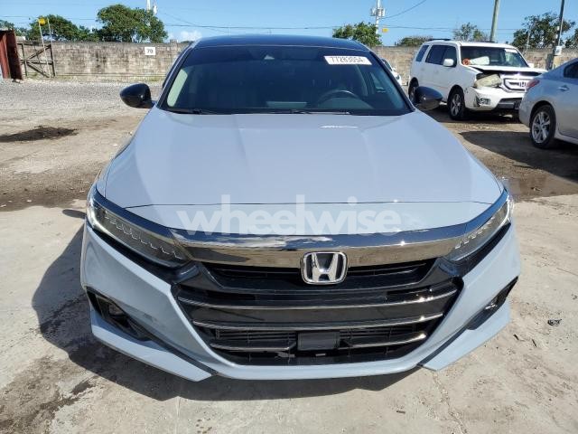 Photo 2 of 2022 HONDA ACCORD SPORT SE (VIN 1HGCV1F44NA006420)