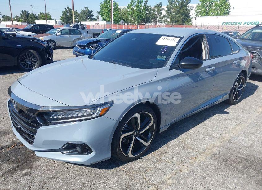 Photo 2 of 2022 Honda Accord SPORT SPECIAL EDITION (VIN 1HGCV1F44NA082803)