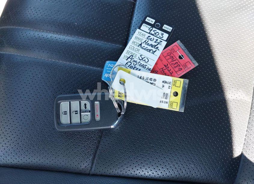 Photo 11 of 2022 Honda Accord SPORT SE (VIN 1HGCV1F45NA003994)