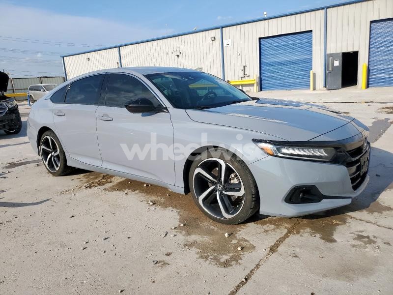 Photo 2 of 2021 HONDA ACCORD SPORT SE (VIN 1HGCV1F46MA035576)