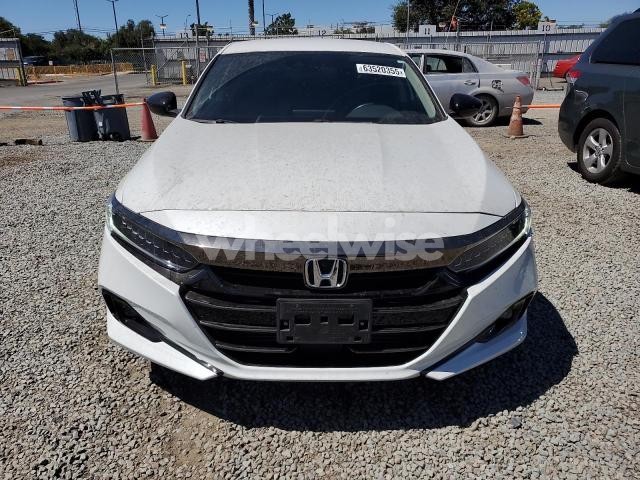 Photo 2 of 2022 HONDA ACCORD SPORT SE (VIN 1HGCV1F46NA113260)
