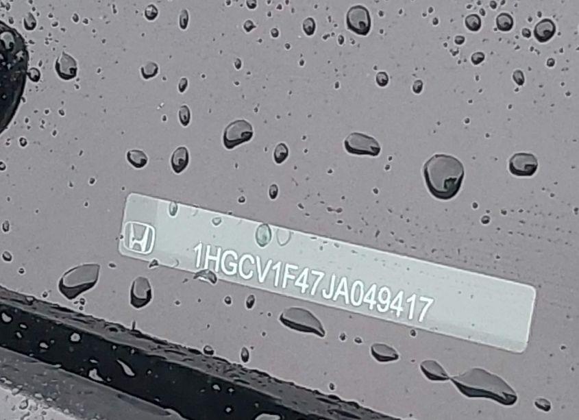 Photo 9 of 2018 Honda Accord EX (VIN 1HGCV1F47JA049417)