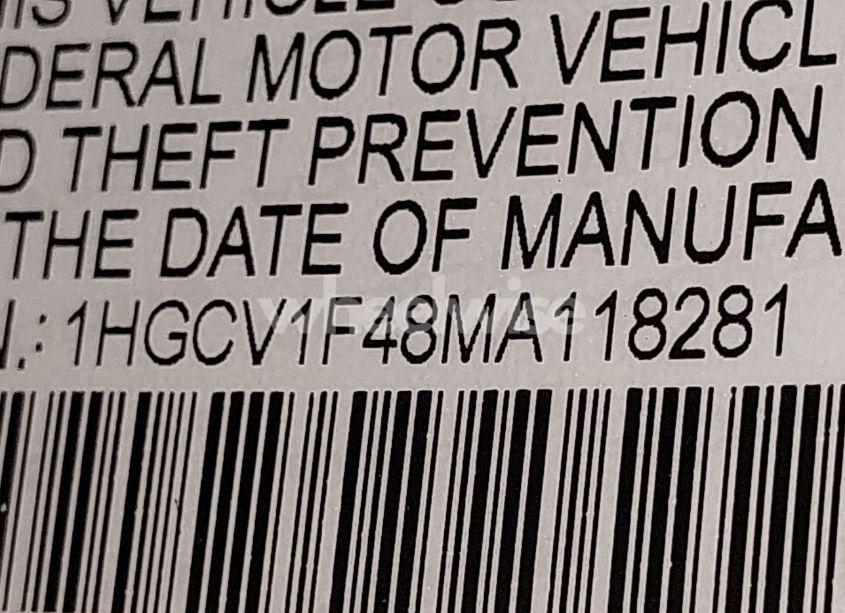 Photo 9 of 2021 Honda Accord SPORT SPECIAL EDITION (VIN 1HGCV1F48MA118281)