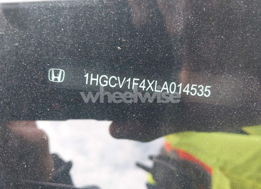 Photo 8 of 2020 Honda Accord EX (VIN 1HGCV1F4XLA014535)