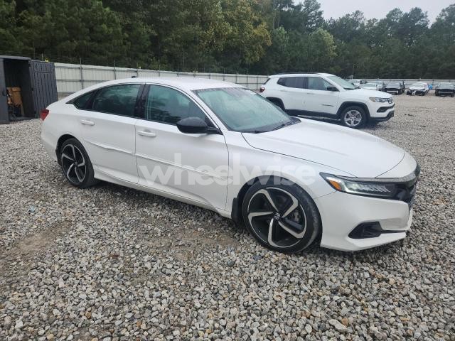 Photo 5 of 2021 HONDA ACCORD SPORT SE (VIN 1HGCV1F4XMA011880)