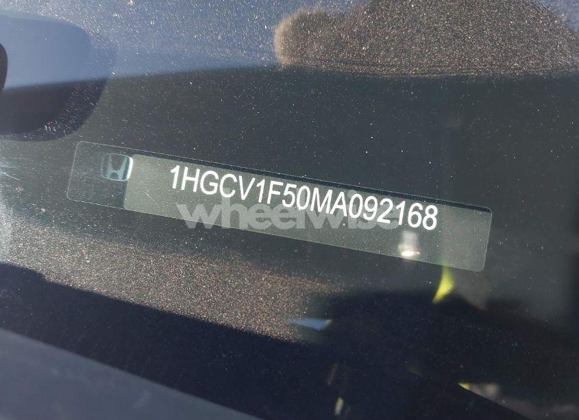 Photo 17 of 2021 Honda Accord EX-L (VIN 1HGCV1F50MA092168)