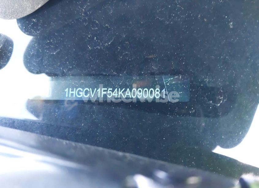 Photo 17 of 2019 Honda Accord EX-L (VIN 1HGCV1F54KA090081)