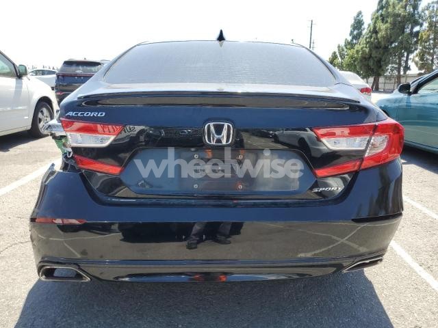 Photo 8 of 2019 HONDA ACCORD SPORT (VIN 1HGCV1F55JA135608)