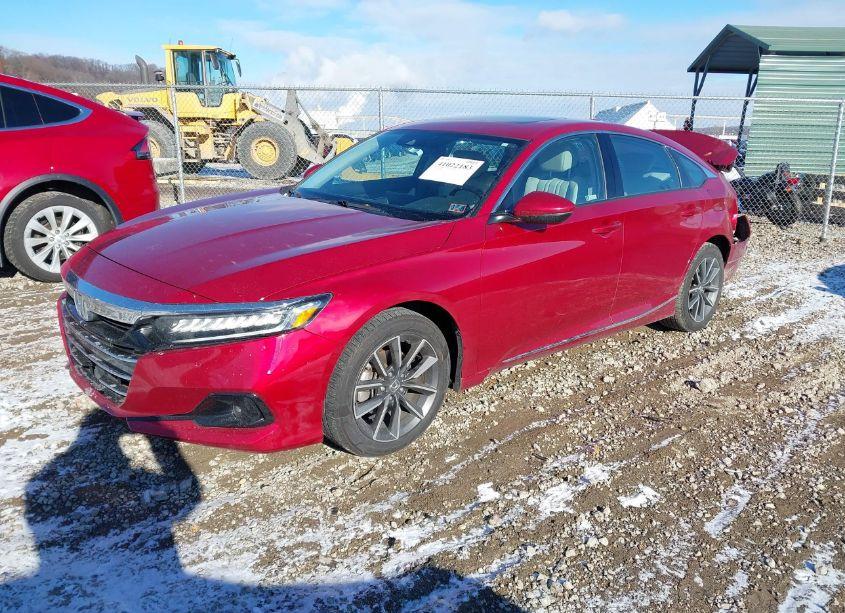 Photo 2 of 2022 Honda Accord EX-L (VIN 1HGCV1F56NA041615)