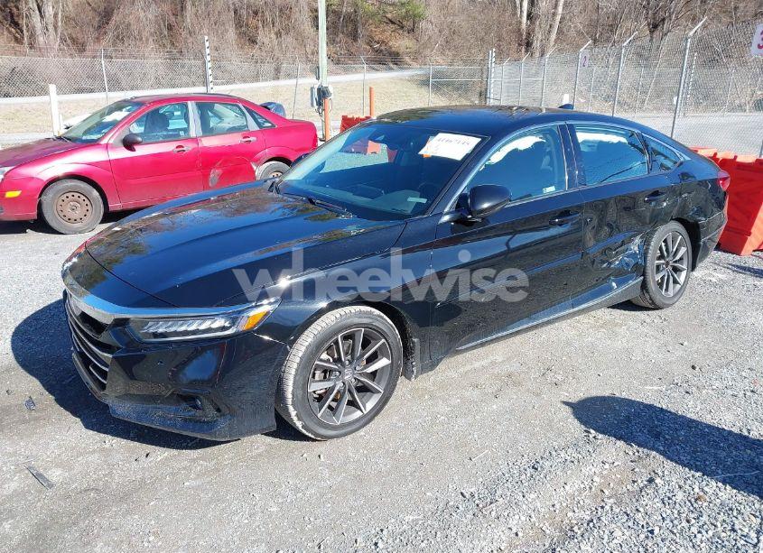 Photo 2 of 2021 Honda Accord EX-L (VIN 1HGCV1F58MA060665)