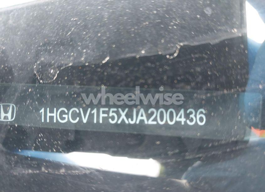 Photo 9 of 2018 Honda Accord EX-L (VIN 1HGCV1F5XJA200436)