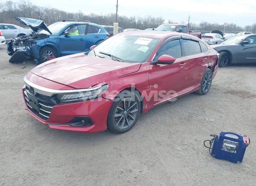 Photo 2 of 2021 Honda Accord EX-L (VIN 1HGCV1F5XMA034696)