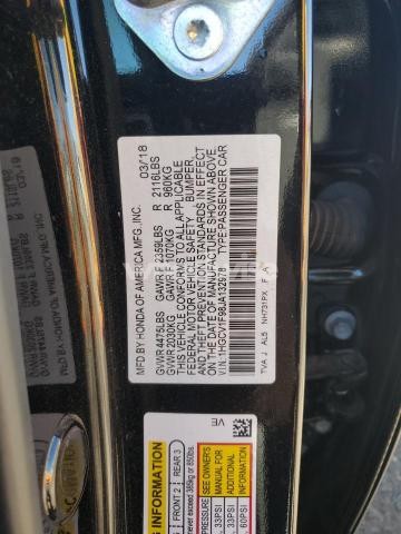 Photo 7 of 2018 HONDA ACCORD TOURING (VIN 1HGCV1F98JA132978)