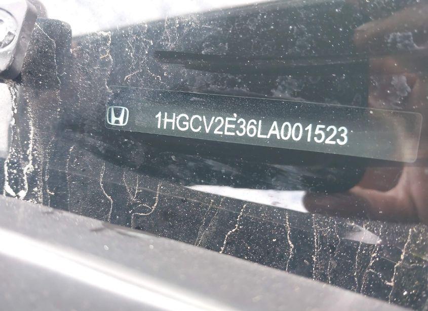 Photo 17 of 2020 Honda Accord SPORT 2.0T (VIN 1HGCV2E36LA001523)