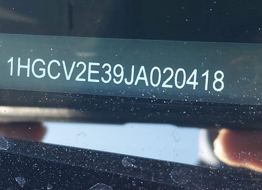 Photo 9 of 2018 Honda Accord SPORT 2.0T (VIN 1HGCV2E39JA020418)