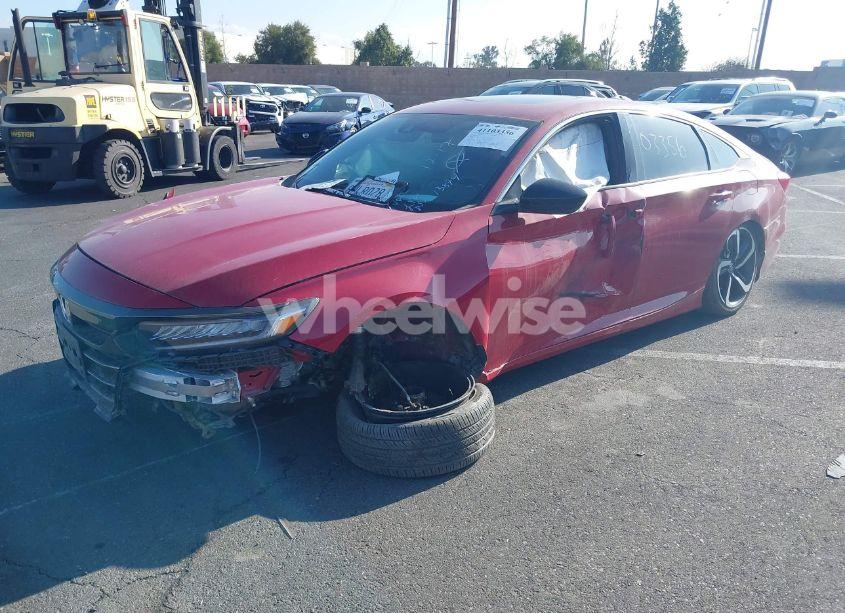 Photo 2 of 2021 Honda Accord SPORT 2.0T (VIN 1HGCV2F33MA017761)