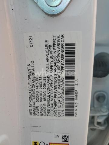 Photo 9 of 2021 HONDA ACCORD SPORT (VIN 1HGCV2F34MA024802)