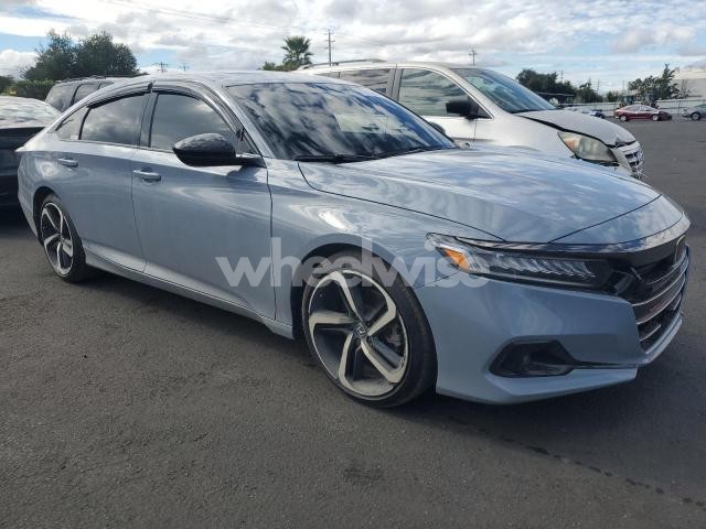 Photo 10 of 2021 HONDA ACCORD SPORT (VIN 1HGCV2F34MA026534)