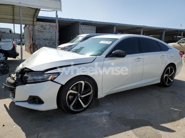 Photo 10 of 2021 HONDA ACCORD SPORT (VIN 1HGCV2F35MA016935)