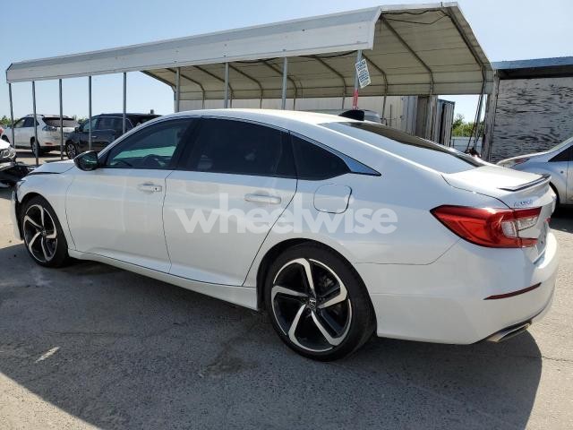 Photo 2 of 2021 HONDA ACCORD SPORT (VIN 1HGCV2F35MA016935)