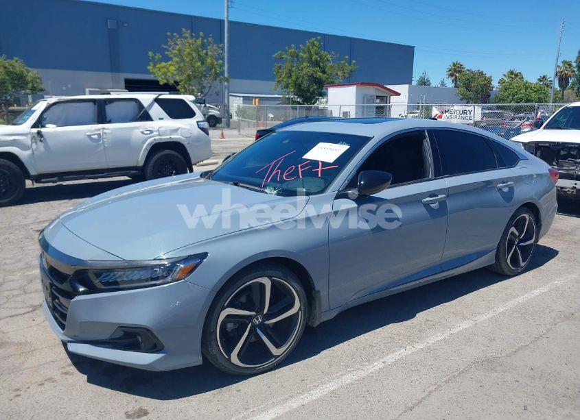 Photo 2 of 2022 Honda Accord SPORT 2.0T (VIN 1HGCV2F36NA018971)