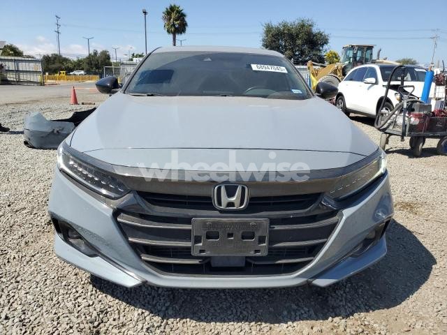 Photo 4 of 2021 HONDA ACCORD SPORT (VIN 1HGCV2F37MA014460)
