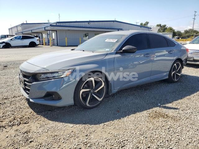 Photo 5 of 2021 HONDA ACCORD SPORT (VIN 1HGCV2F37MA014460)