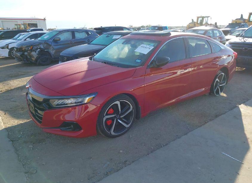 Photo 2 of 2021 Honda Accord SPORT 2.0T (VIN 1HGCV2F37MA028942)