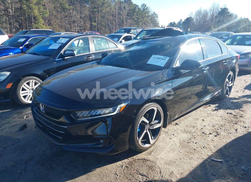 Photo 2 of 2021 Honda Accord SPORT 2.0T (VIN 1HGCV2F38MA020378)