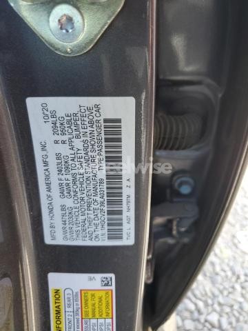 Photo 2 of 2020 HONDA ACCORD SPORT (VIN 1HGCV2F39LA031789)