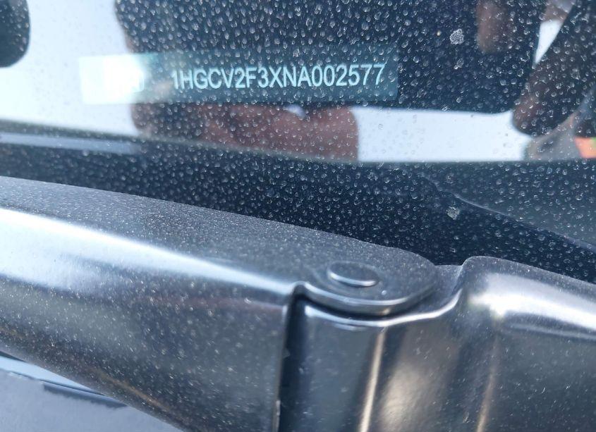 Photo 9 of 2022 Honda Accord SPORT 2.0T (VIN 1HGCV2F3XNA002577)