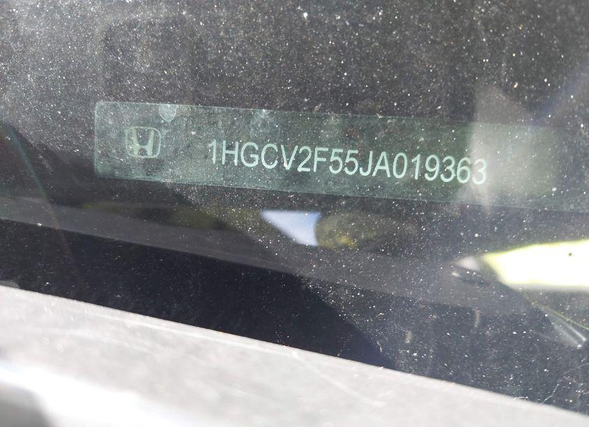 Photo 9 of 2018 Honda Accord EX-L 2.0T (VIN 1HGCV2F55JA019363)