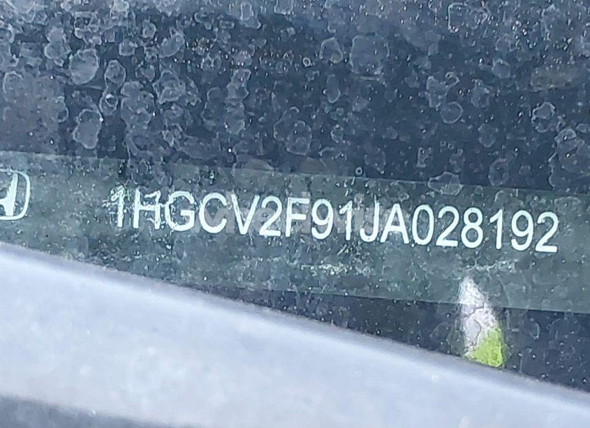 Photo 9 of 2018 Honda Accord TOURING 2.0T (VIN 1HGCV2F91JA028192)