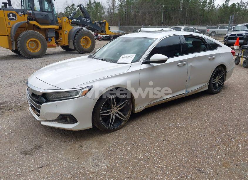 Photo 2 of 2021 Honda Accord TOURING (VIN 1HGCV2F92MA020218)