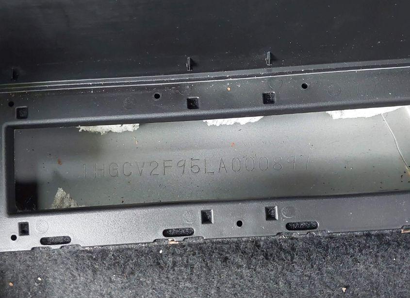 Photo 9 of 2020 Honda Accord TOURING (VIN 1HGCV2F95LA000897)