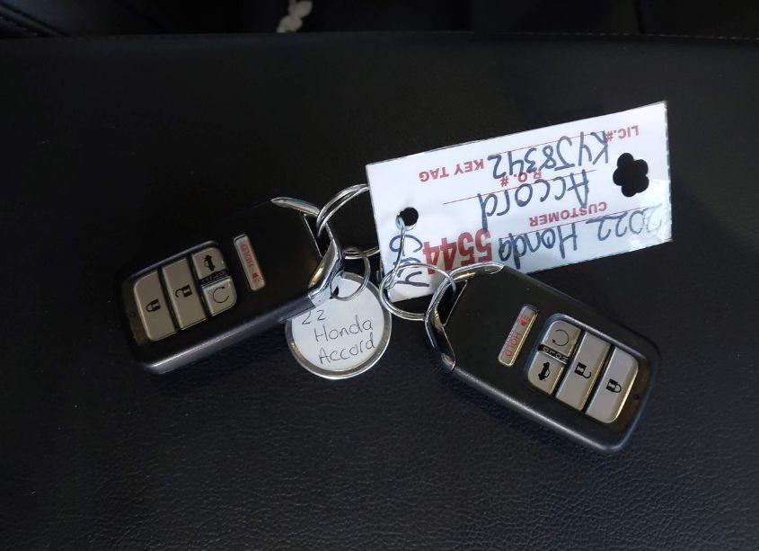 Photo 11 of 2022 Honda Accord TOURING (VIN 1HGCV2F95NA015676)