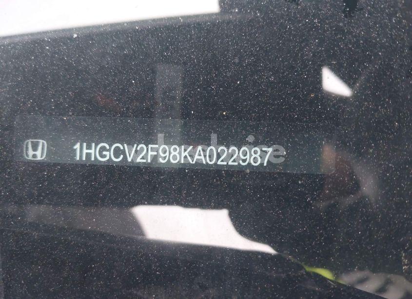 Photo 9 of 2019 Honda Accord TOURING 2.0T (VIN 1HGCV2F98KA022987)